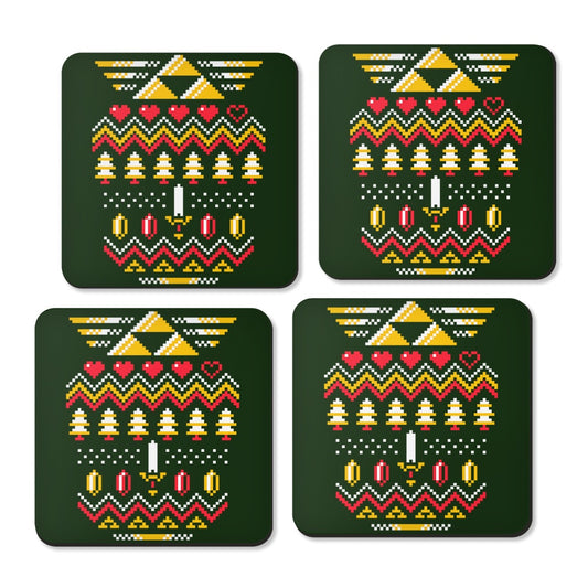 Triforce Holiday - Coasters