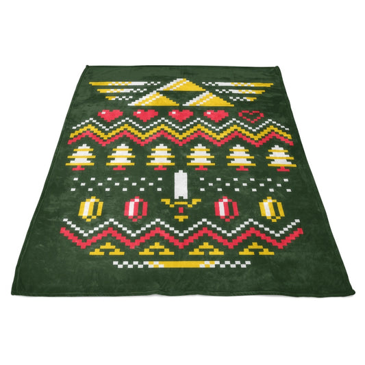 Triforce Holiday - Fleece Blanket
