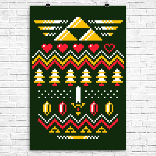 Triforce Holiday - Poster