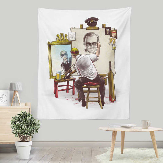 Triple Cornetto Portrait - Wall Tapestry