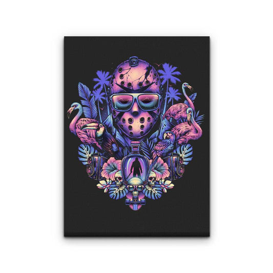 Tropical Camper - Canvas Print