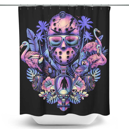 Tropical Camper - Shower Curtain