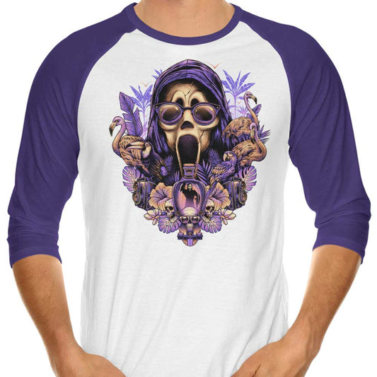 Tropical Ghost - 3/4 Sleeve Raglan T-Shirt