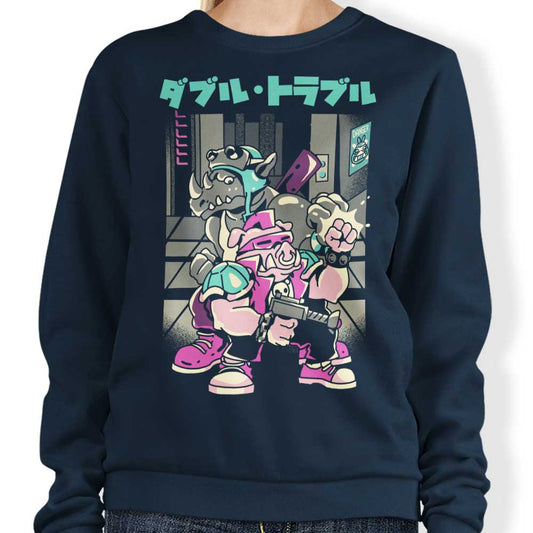 Trouble in Double - Sweatshirt