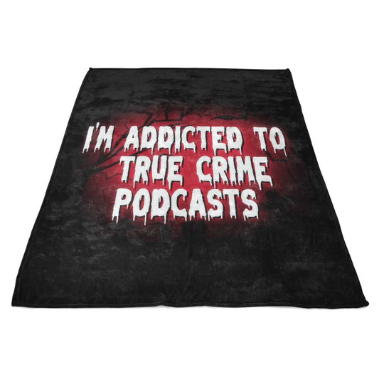 True Crime Podcasts - Fleece Blanket