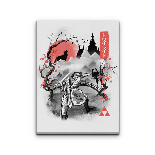 Twilight Sumi-e - Canvas Print