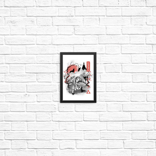 Twilight Sumi-e - Posters & Prints