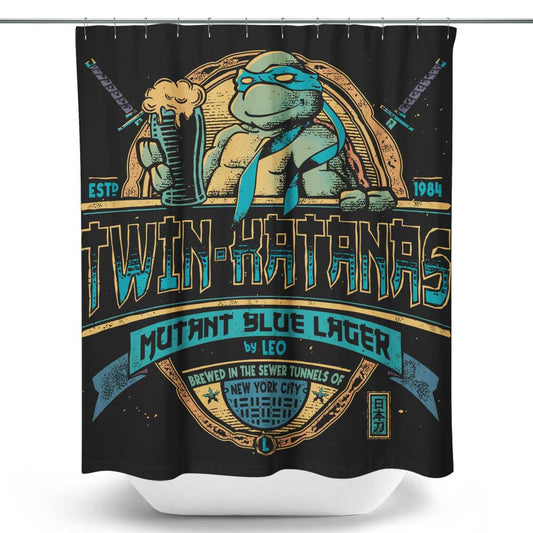 Twin Katanas - Shower Curtain