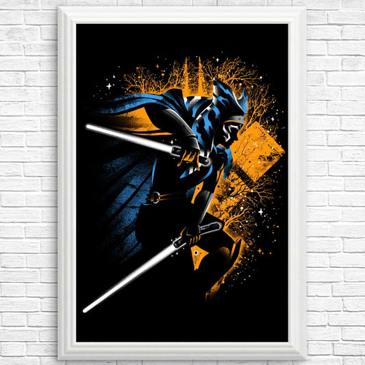 Twin White Blades - Posters & Prints