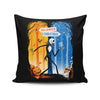 Two Worlds - Throw Pillow
