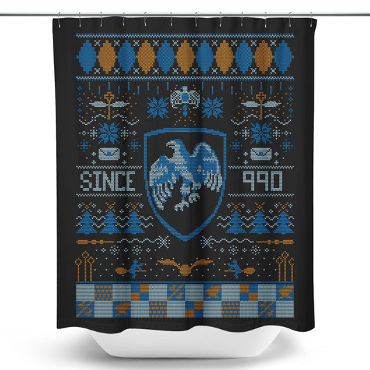 Ugly Eagle Sweater - Shower Curtain