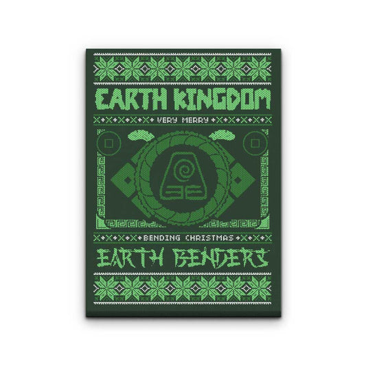 Ugly Earth Sweater - Canvas Print