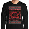 Ugly Fire Sweater - Long Sleeve T-Shirt