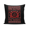 Ugly Fire Sweater - Throw Pillow