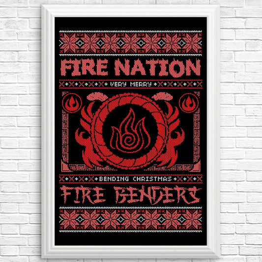 Ugly Fire Sweater - Posters & Prints