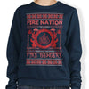Ugly Fire Sweater - Sweatshirt