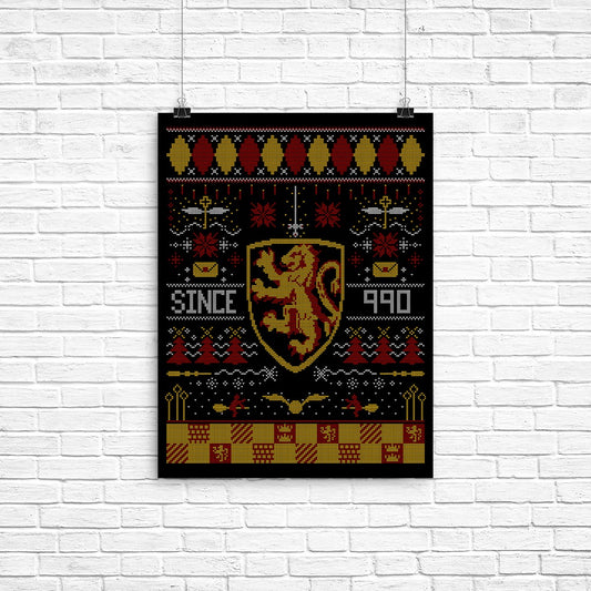 Ugly Lion Sweater - Poster