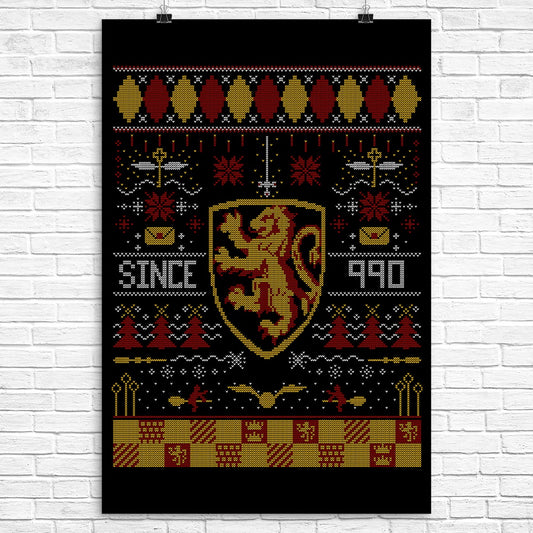 Ugly Lion Sweater - Poster