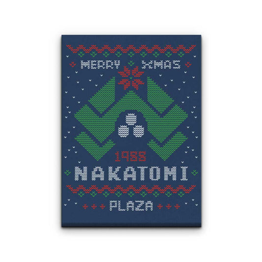 Ugly Nakatomi Sweater - Canvas Print
