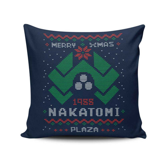 Ugly Nakatomi Sweater - Throw Pillow