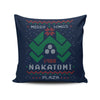 Ugly Nakatomi Sweater - Throw Pillow