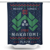 Ugly Nakatomi Sweater - Shower Curtain
