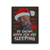 Ugly Nightmare Sweater - Canvas Print