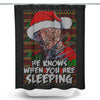 Ugly Nightmare Sweater - Shower Curtain