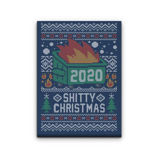 Ugly Shitty Sweater - Canvas Print