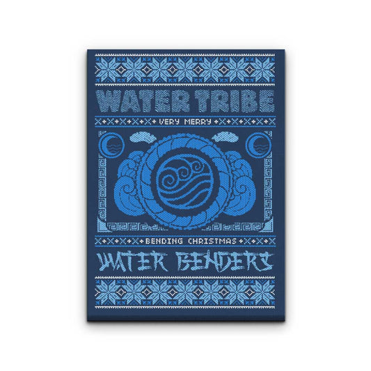 Ugly Water Sweater - Canvas Print