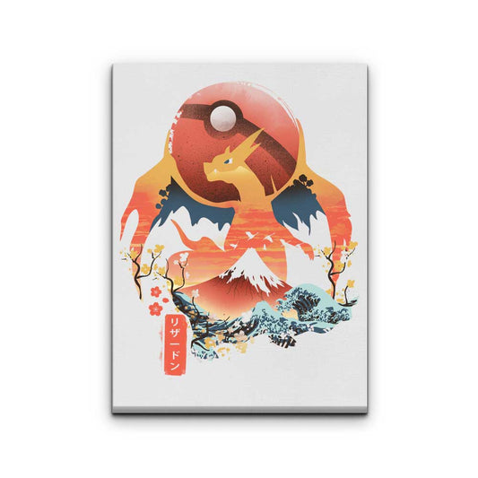 Ukiyo Fire - Canvas Print