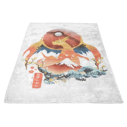 Ukiyo Fire - Fleece Blanket