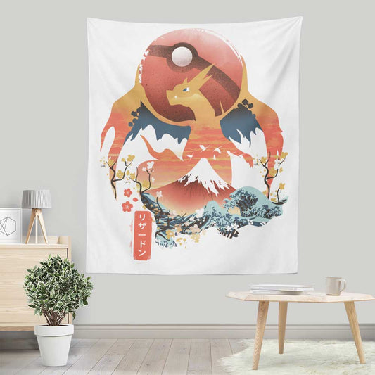 Ukiyo Fire - Wall Tapestry