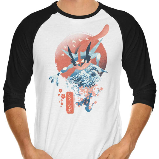 Ukiyo Water - 3/4 Sleeve Raglan T-Shirt