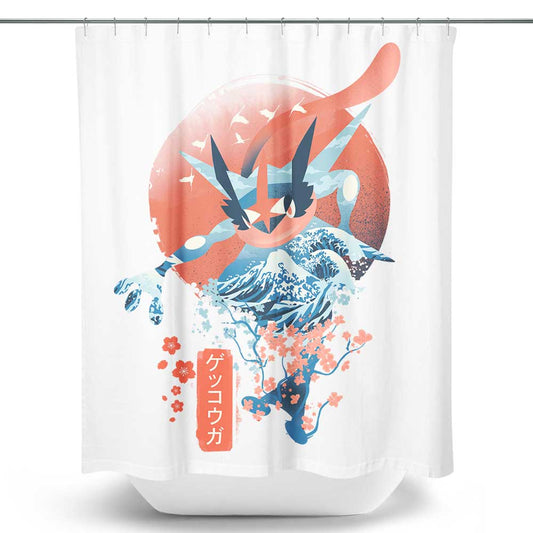 Ukiyo Water - Shower Curtain