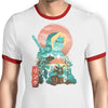Ukiyo-e Ocarina - Ringer T-Shirt