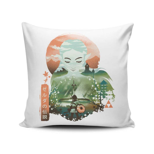 Ukiyo-e Wisdom - Throw Pillow