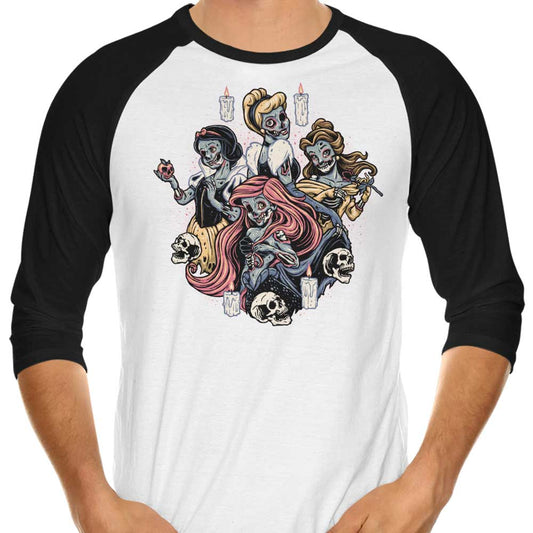 Undead Princesses - 3/4 Sleeve Raglan T-Shirt