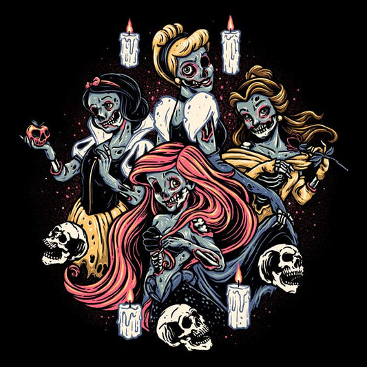 Undead Princesses - Throw Pillow