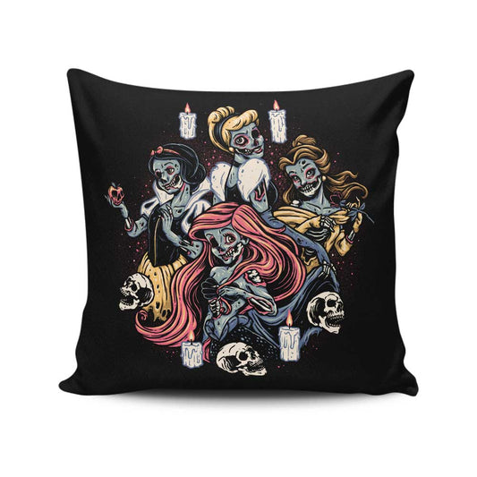 Undead Princesses - Throw Pillow