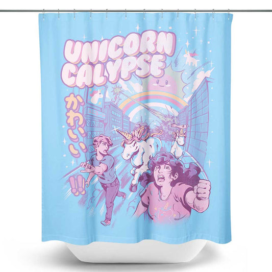 Unicorn Calypse - Shower Curtain