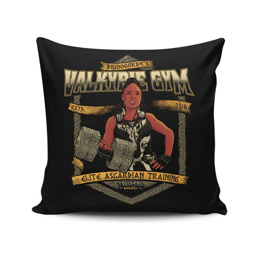 Valkyrie Gym - Throw Pillow
