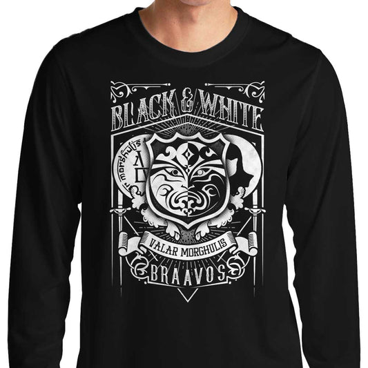 Vintage Black and White - Long Sleeve T-Shirt