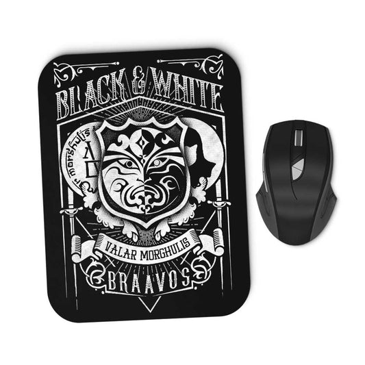 Vintage Black and White - Mousepad
