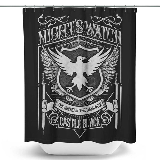 Vintage Crow - Shower Curtain