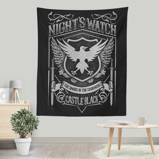 Vintage Crow - Wall Tapestry