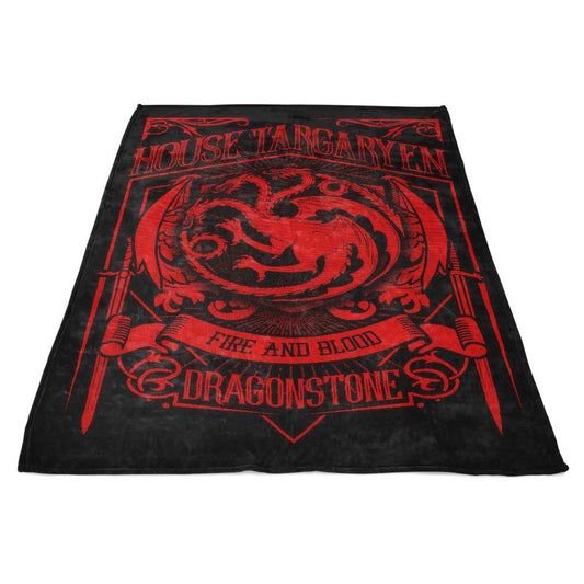 Vintage Dragon - Fleece Blanket