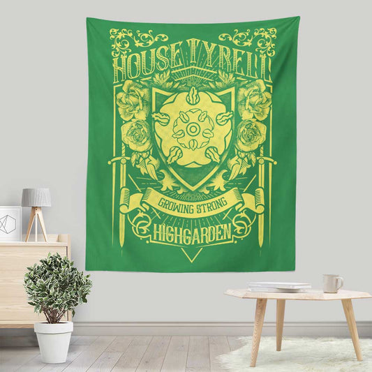 Vintage Rose - Wall Tapestry