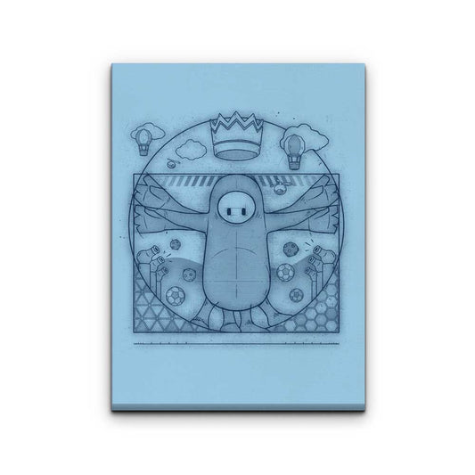 Virtruvian Guy - Canvas Print