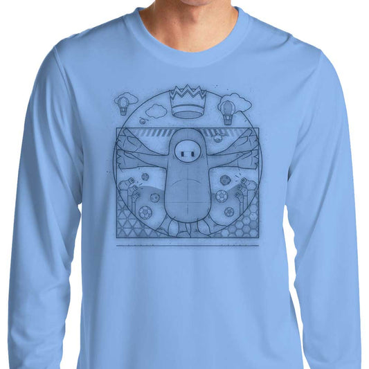 Virtruvian Guy - Long Sleeve T-Shirt